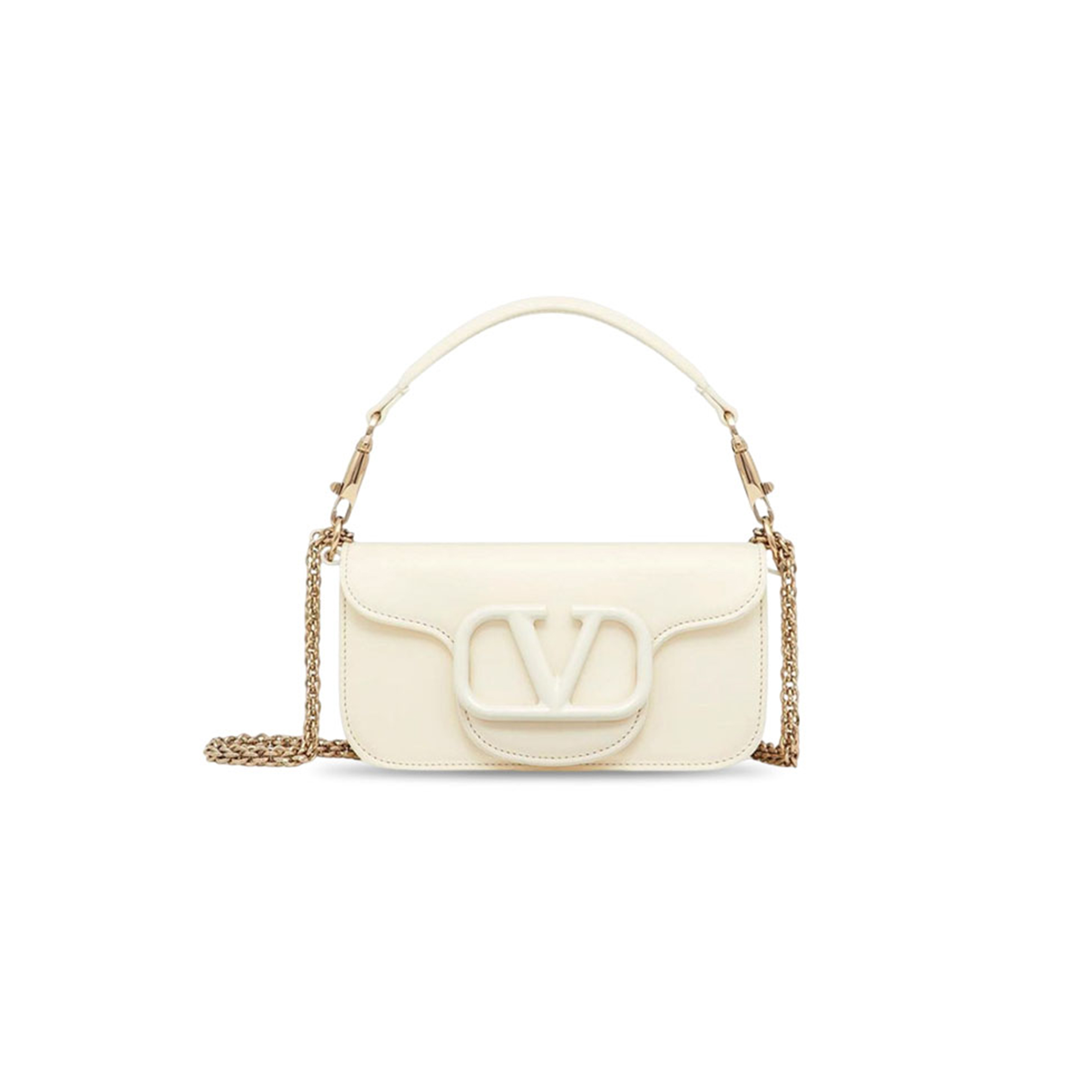 VALENTINO GARAVANILOCÒ LEATHER SHOULDER BAG WB0K531YS098 (19*10.5*5cm)